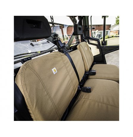 Polaris Full Size Seatsaver Split Bench Seat Carhartt Brown Item 2882352 218 - 2021 Polaris Ranger Carhartt Seat Covers